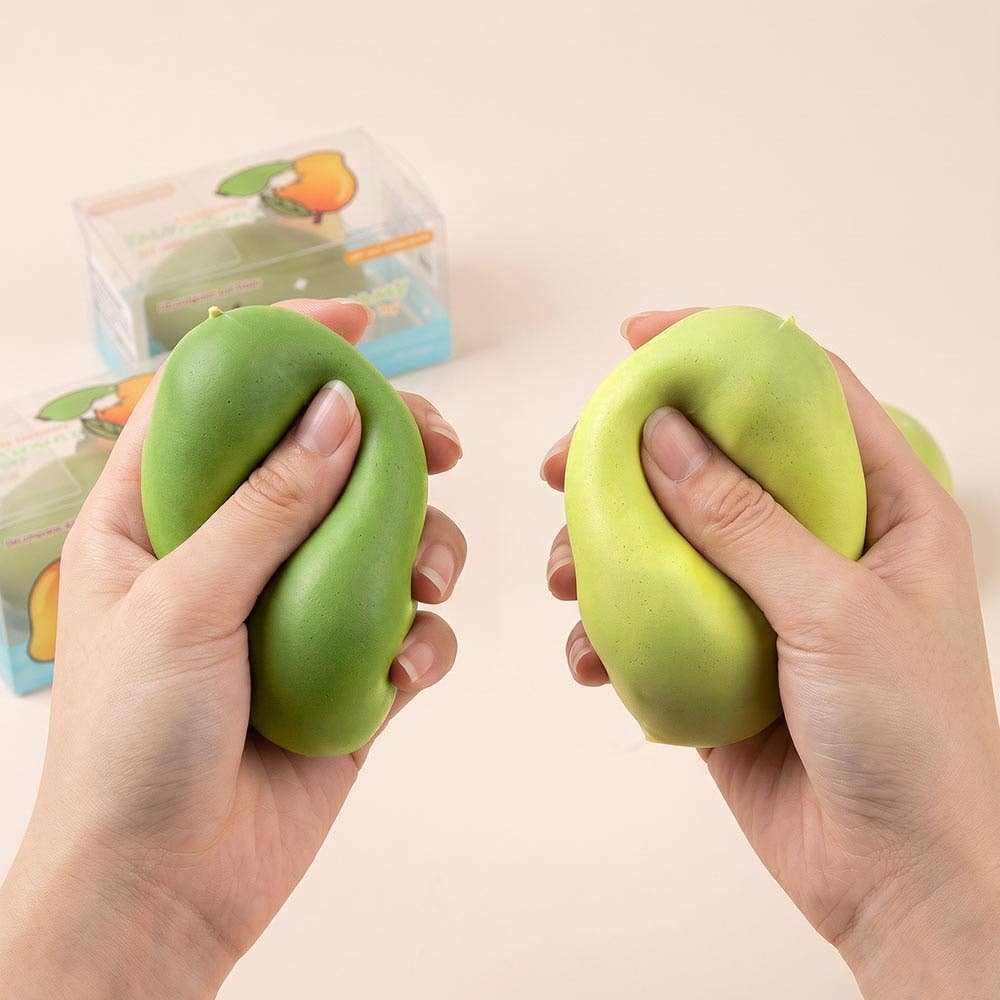 Crunchy Color Change Mango Squeeze Squishy Stress Relief Toy