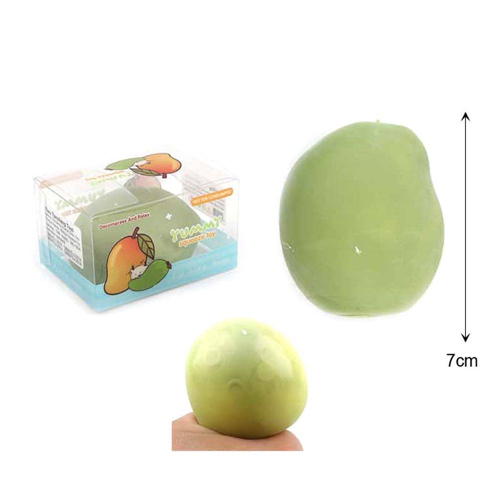 Crunchy Color Change Mango Squeeze Squishy Stress Relief Toy
