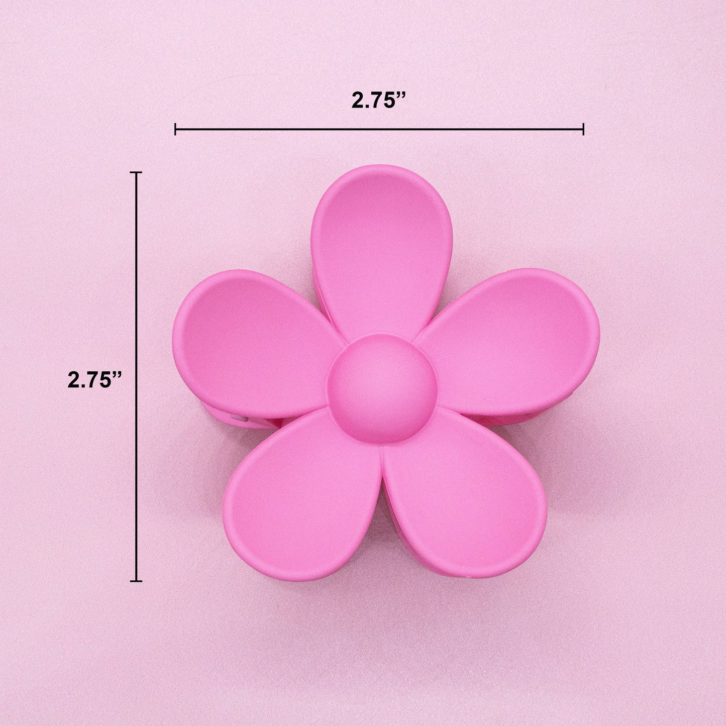 Matte Hair Claw Clip - Large Daisy Flower
