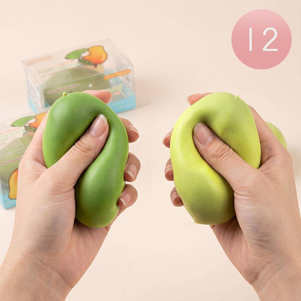 Crunchy Color Change Mango Squeeze Squishy Stress Relief Toy