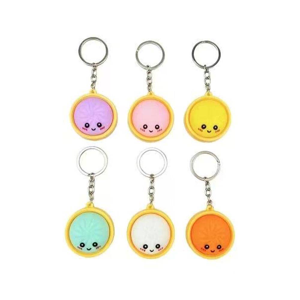 Bao Bun Dumpling Bag Charm Keychains
