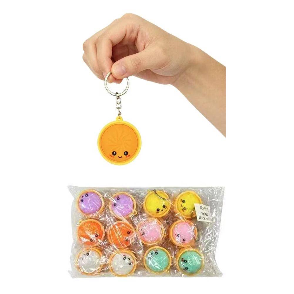 Bao Bun Dumpling Bag Charm Keychains