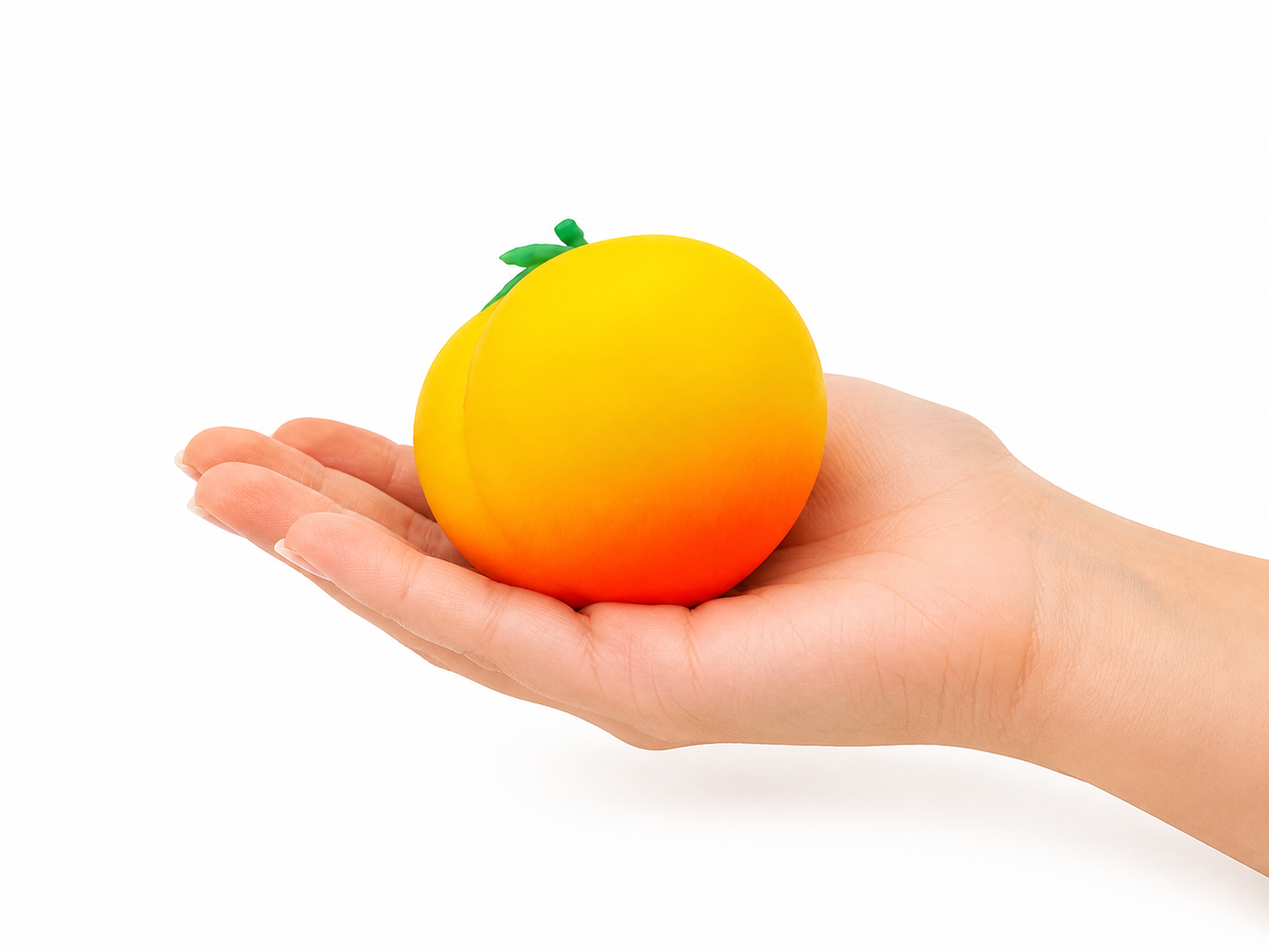Medium Peach Squeeze Toy