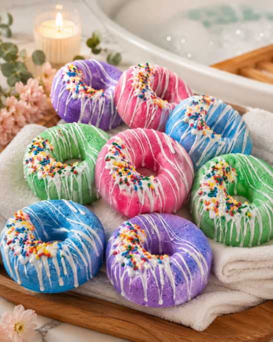 Donut Dream Bath Bombs - Get Glazed !!