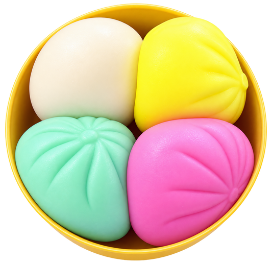 Mini Dumpling Squishy 4 Pack