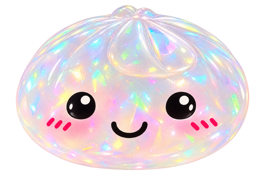 Iridescent Confetti Dumpling Toy
