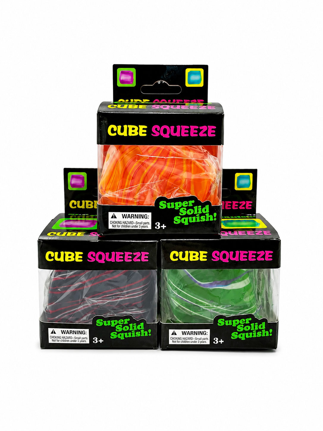Marbled Cube Squeeze Squishy