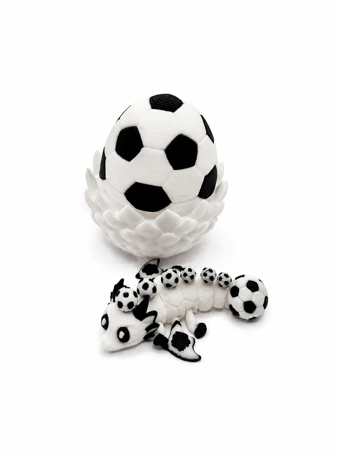 3D Soccer Ball Dragon
