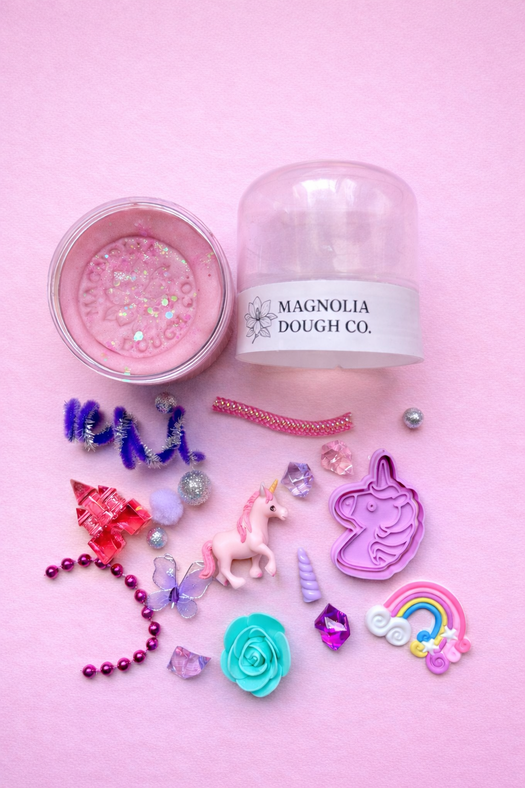 Kids Sensory Play Dough Jar | Unicorn