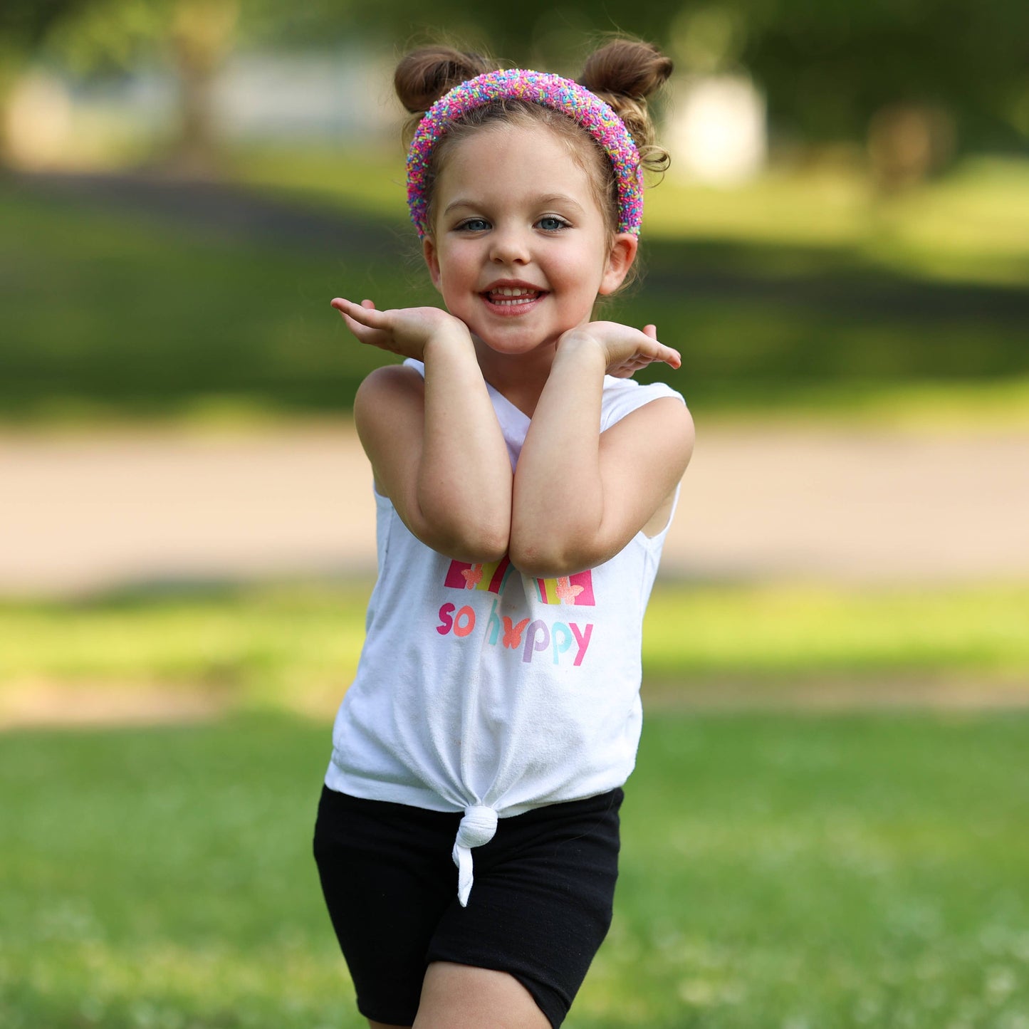 Padded Sprinkles Headband - Confetti Hair Band