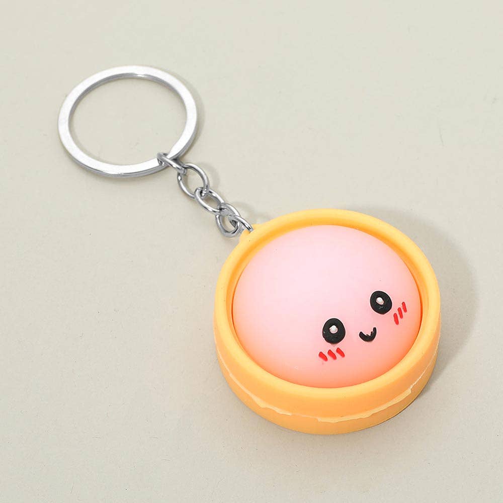 Bao Bun Dumpling Bag Charm Keychains