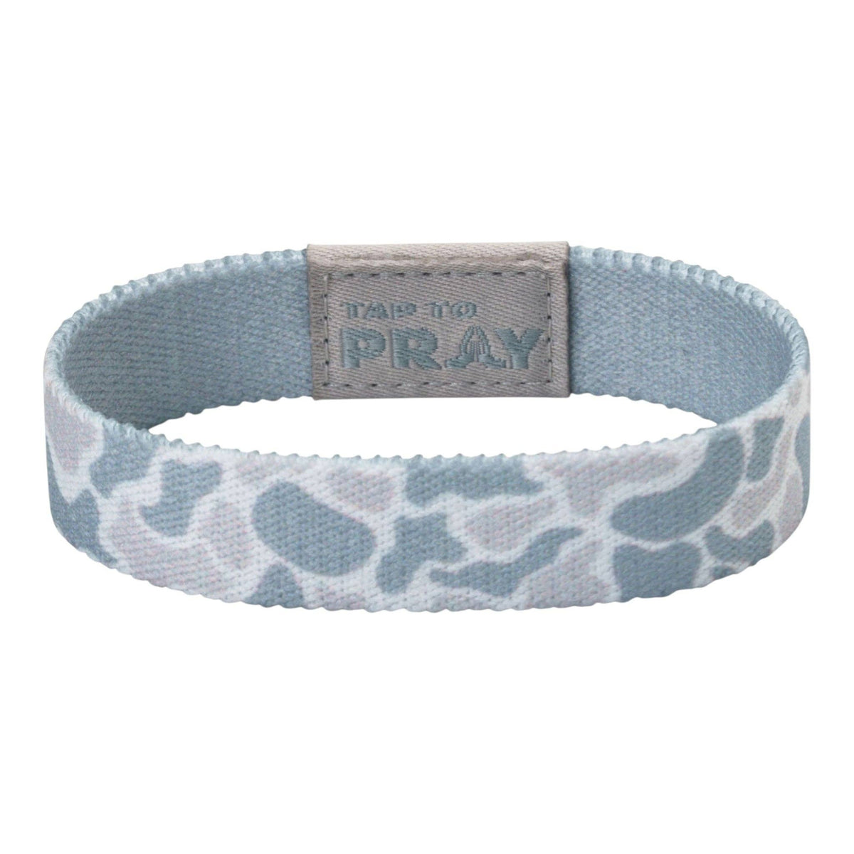 Tap To Pray® Wristband – River Rock Camo - Aspen
