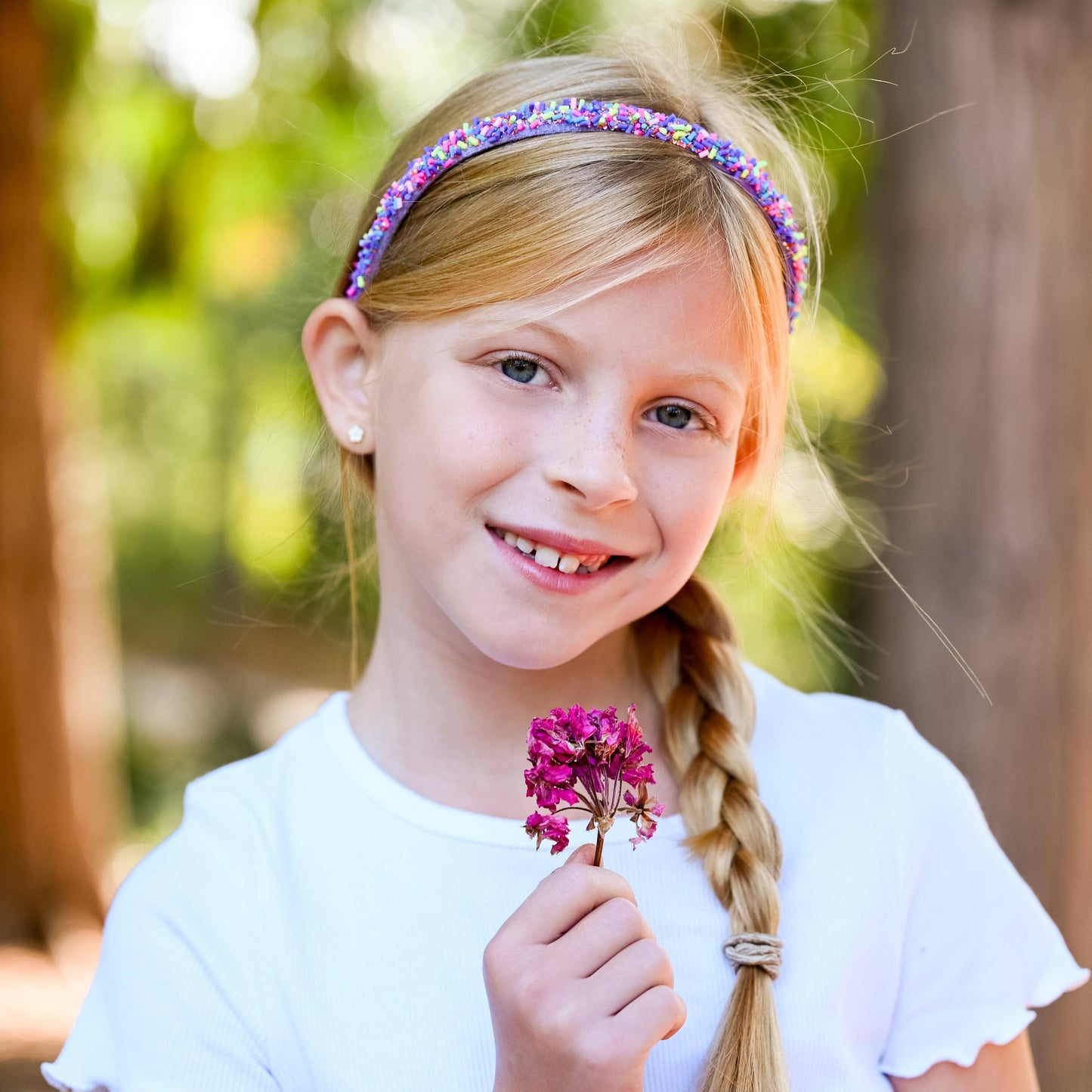 Thin Sprinkle Headband - Non Slip Hair Accessories for Kids